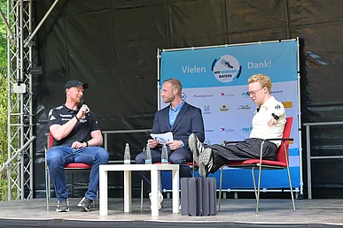 Talkrunde mit Josia Topf und Sebastian Firnhaber